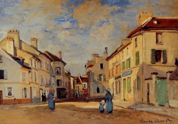  Argenteuil Pintura al %C3%B3leo - La antigua calle de la Chaussee Argenteuil II Claude Monet